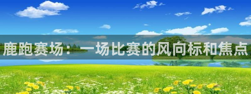 江南jn体育官网入口：鹿跑赛场：一场比赛的风向标和焦点